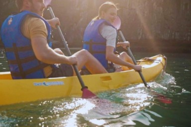 Lan Ha bay - Dark and Bright Cave - Tuan Chau Marina – Hanoi (B, Br)